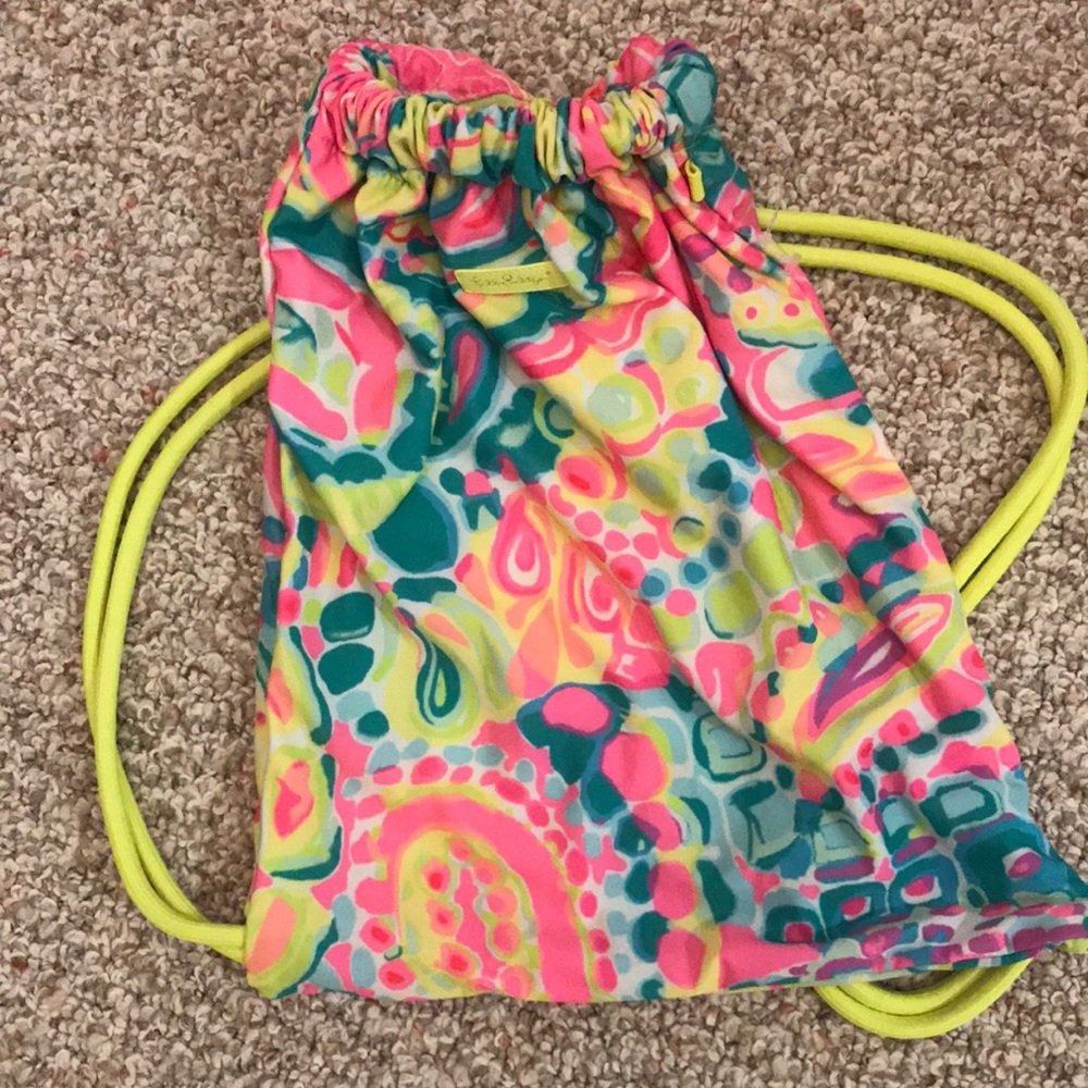 Lilly Pulitzer Drawstring Backpack